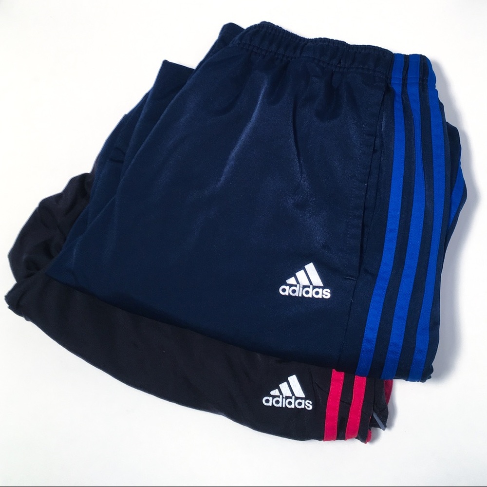 2 pairs of Adidas Joggers/Track Pants+Shorts